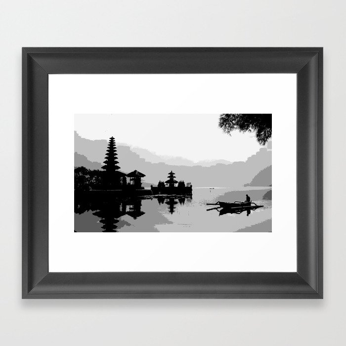Water Temple Framed Art Print