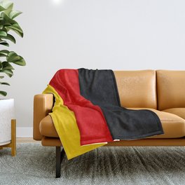 German Flag Throw Blanket