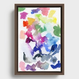 shapes of colors N.o 3 Framed Canvas