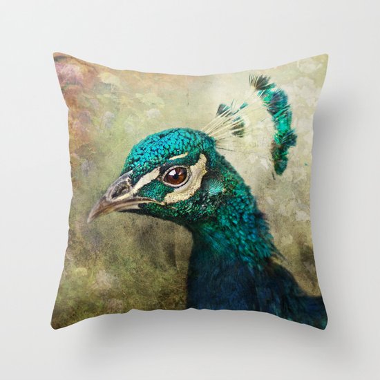 Peacock Throw Pillow