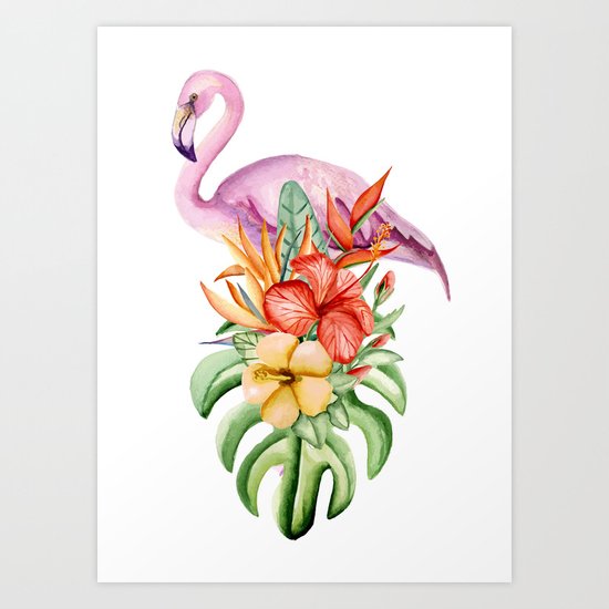 Flamingo Art Print