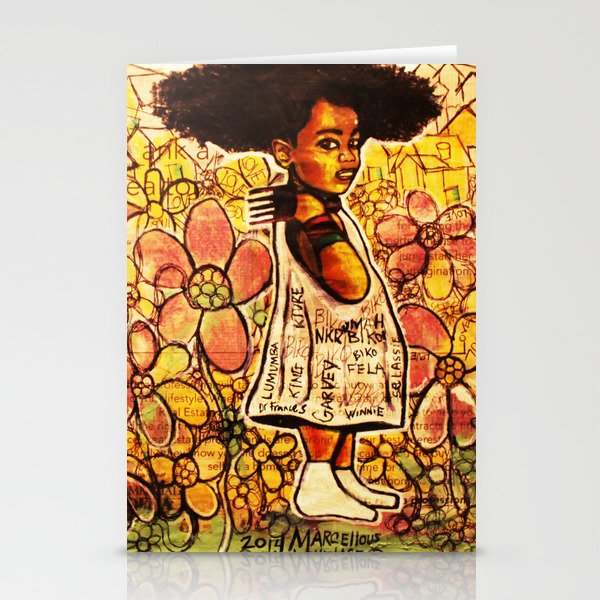 2014 Intelligent Black Child ( never let your oppressor judge you ) Stationery Cards