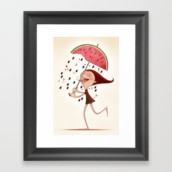 Watermelon Framed Art Print