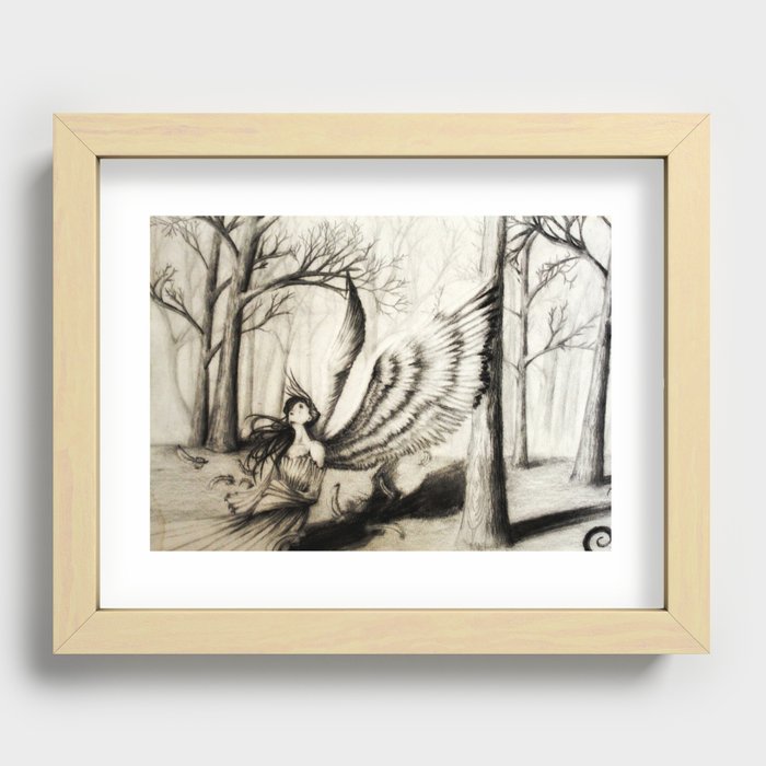 In The Forest  Recessed Framed Print
