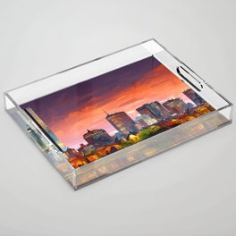 Boston Skyline Acrylic Tray