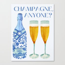 Champagne, anyone? Canvas Print