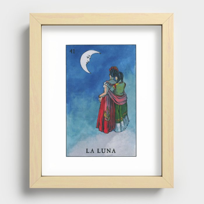La Luna Recessed Framed Print