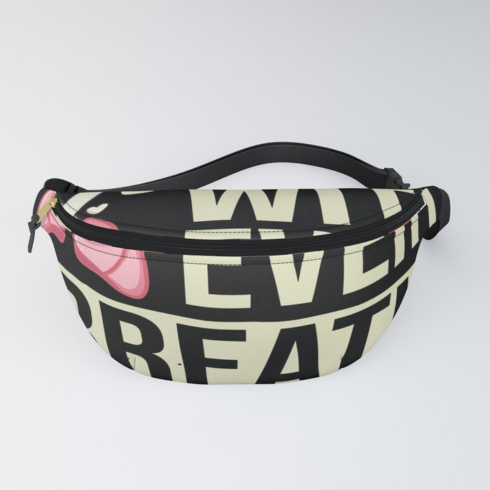 Lung Cancer Ribbon White Awareness Survivor Fanny Pack