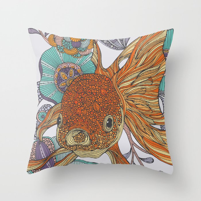 Little Fish Throw Pillow
