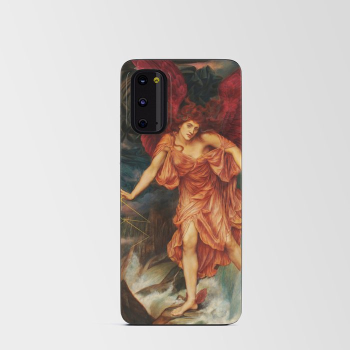 The Storm Spirits, 1900 by Evelyn De Morgan Android Card Case