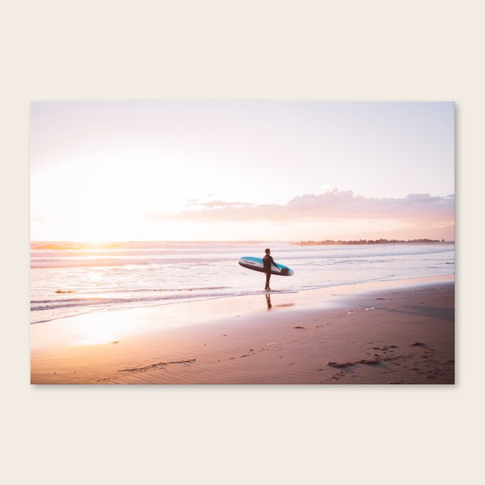 Venice Beach Surfer Leinwanddruck Von Bethanyyoung Society6