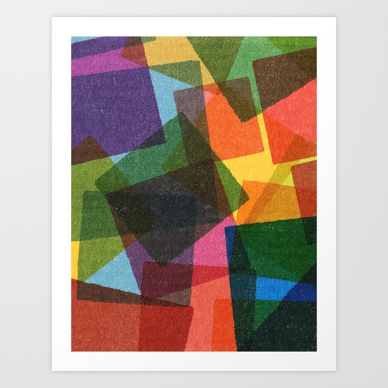 Square Miles. Art Print
