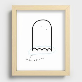 ghost bottom Recessed Framed Print
