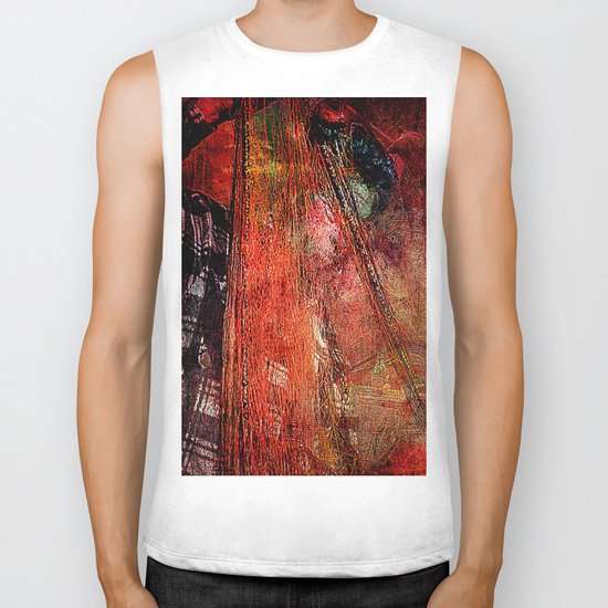 Sicilian Fisherman (This Artwork is a collaboration with the talented artist Agostino Lo coco) Biker Tank