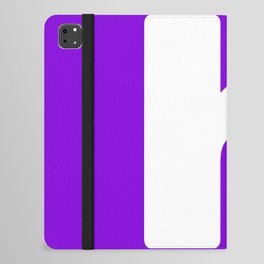 h (White & Violet Letter) iPad Folio Case