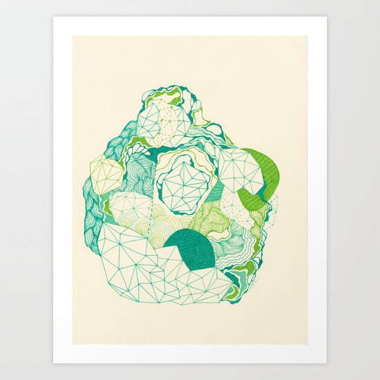 Post Break-Up Lovers Art Print