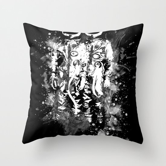 Space Twins Throw Pillow