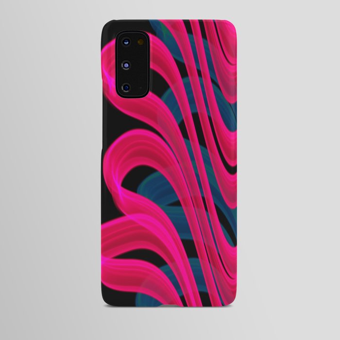 Neon Psychedelic Seaweed design Android Case