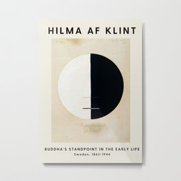 Hilma Af Klint - Buddha's Standpoint in the Early Life - Exhibition Poster - Art Print Metal Print