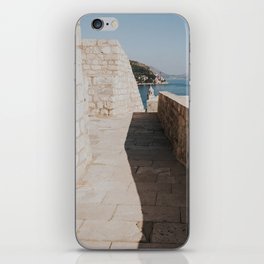 Dubrovnik Wall | Fine art Croatia travel photography print | Pastel wanderlust poster iPhone Skin