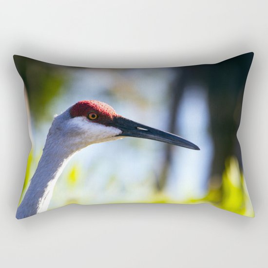 Sandhill Crane Rectangular Pillow
