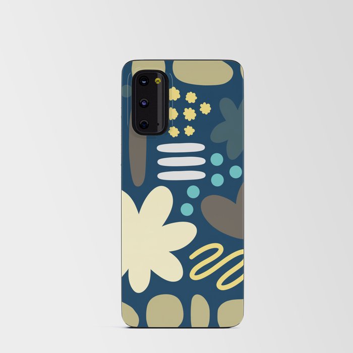 Abstract vintage color shapes collection 10 Android Card Case