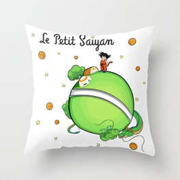 Le Petit Saiyan Throw Pillow