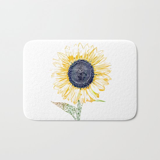 Sunflower Bath Mat