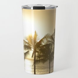 Sunny Palms in Waikiki Travel Mug