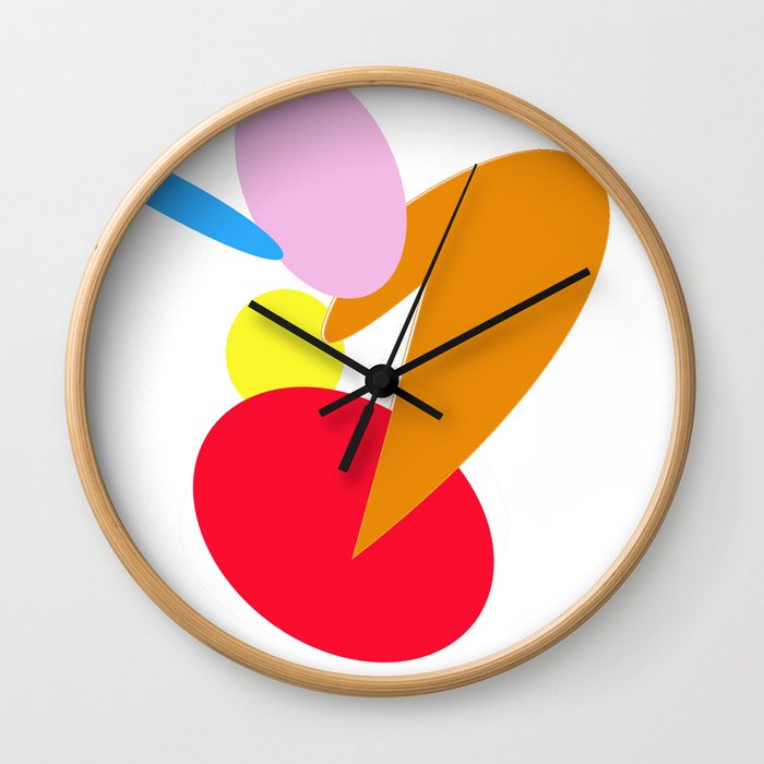 Shape your World - White Wall Clock