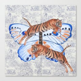 Jumping Tiger  Canvas Print