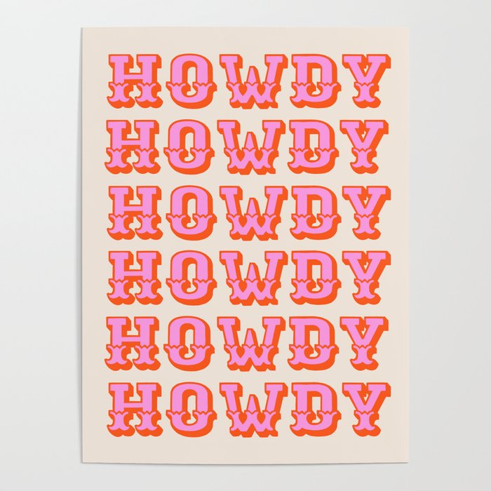 howdy howdy Poster