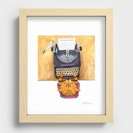 The Great Catsby. Recessed Framed Print