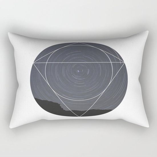 Spinning Universe - Geometric Photography Rectangular Pillow