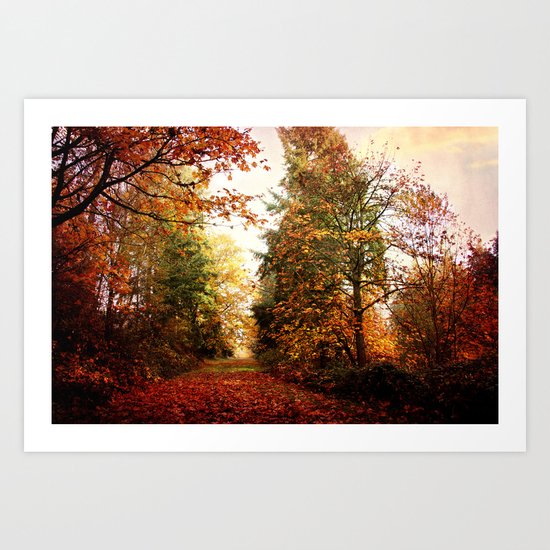 morning walk Art Print