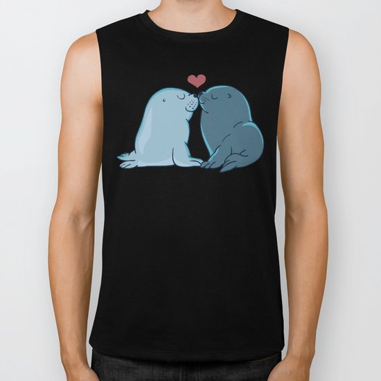 Seal Kisses Biker Tank
