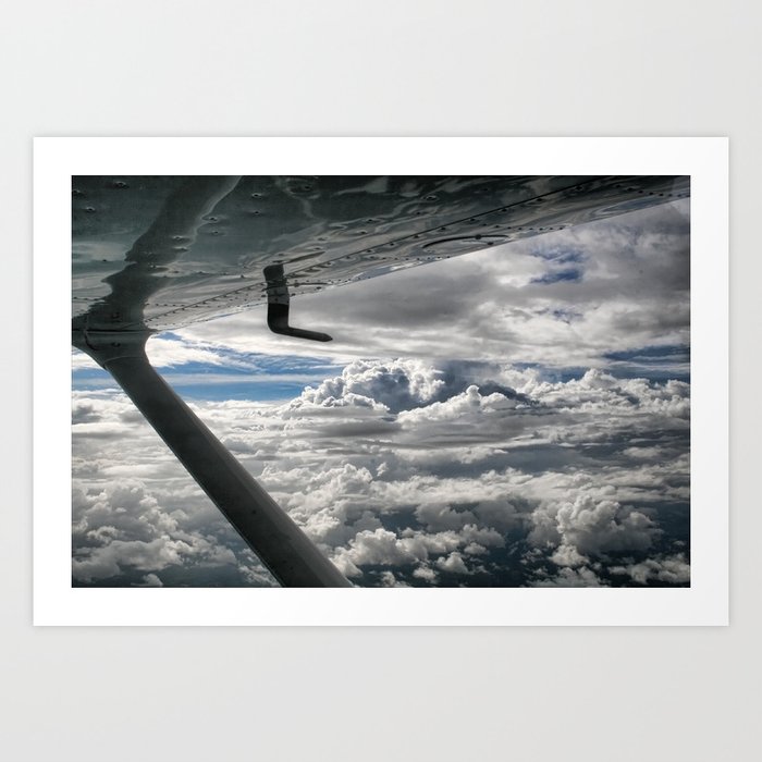 Cessna Skies Art Print