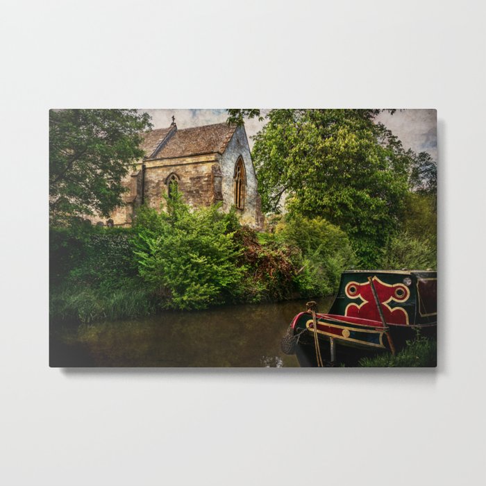 Church By The Oxford Canal Metal Print