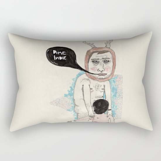 Call me indie Rectangular Pillow