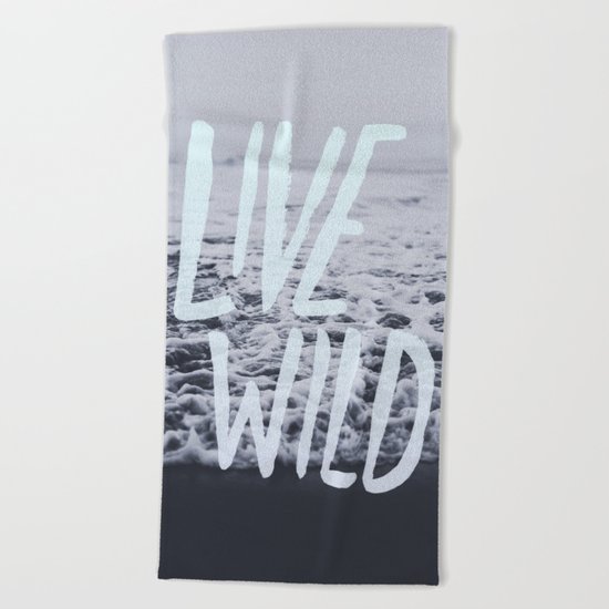 Live Wild: Ocean Beach Towel