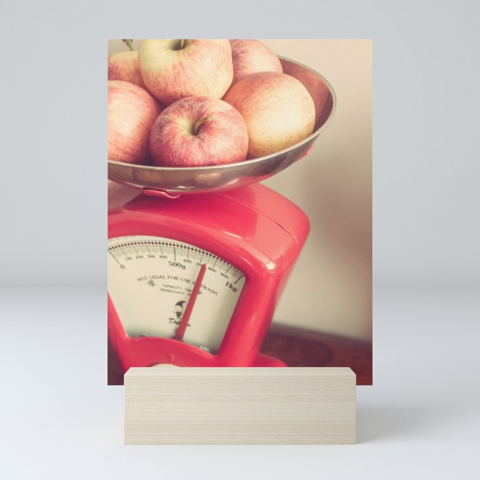 Apples in Scales Still Life Mini Art Print