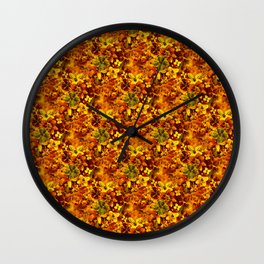 Flowers in all colors 2 A Wall Clock