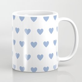Polka dot hearts - lilac Coffee Mug