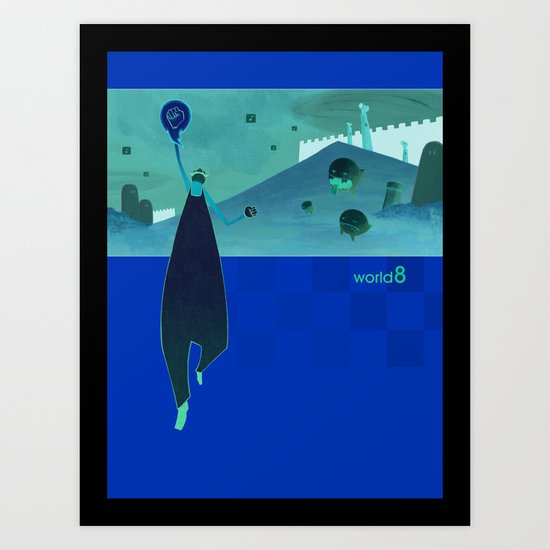 world8 Art Print