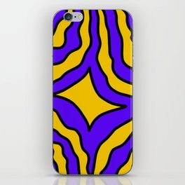 Purple and Yellow Abstract Design����  iPhone Skin