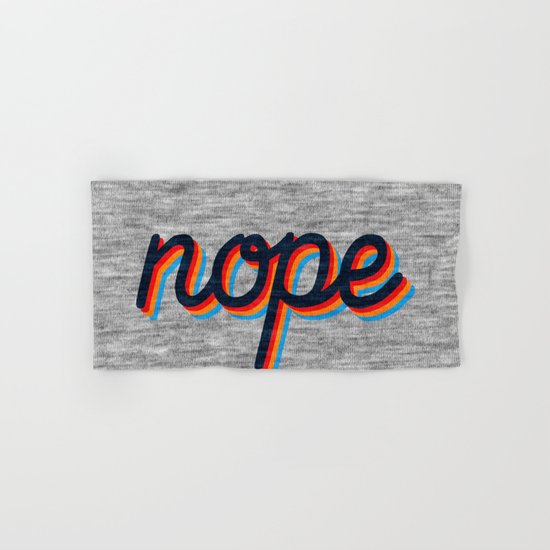 Nope Hand & Bath Towel