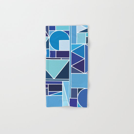 Kaku Blue Hand & Bath Towel