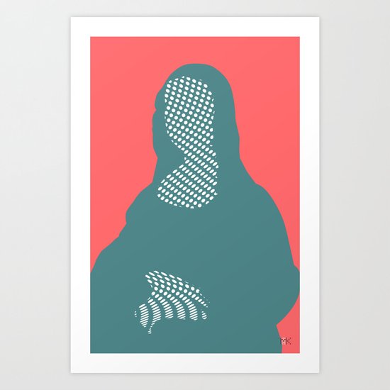 Mona, nu mach aber mal ein Punkt · 6 Art Print