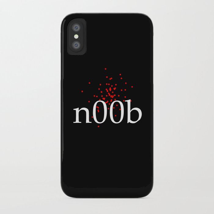 Who is the n00b on this level? iPhone Case