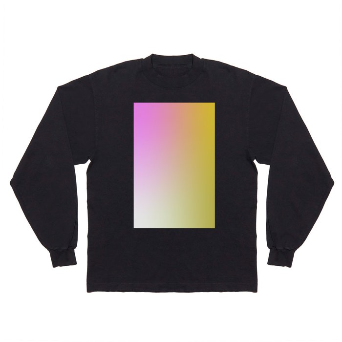 65 Rainbow Gradient Colour Palette 220506 Aura Ombre Valourine Digital Minimalist Art Long Sleeve T Shirt